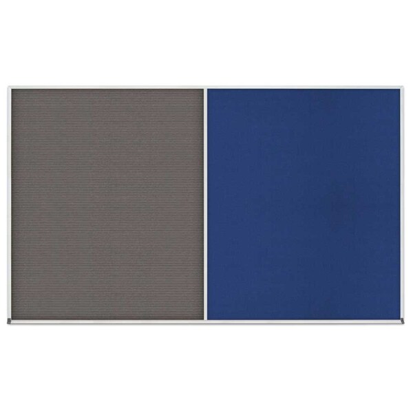 Enclosed Corkboard, 1 Door, 48"x36", 4" Fra